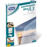 Kitabevimden Mas Laminasyon Filmi Parlak A3 125 Mıc 7707 - tek - Beyaz