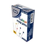 Kitabevimden Mas Toplu Iğne Renkli Başlı 32 mm (36 Paket) - Çok Renkli - tek