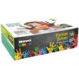 Kitabevimden Nova Color Parmak Boyası 12 Li Takım NC-460 - Çok Renkli - tek