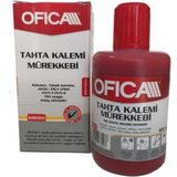 Kitabevimden Ofica Tahta Kalem Mürekkebi 20 ml Kırmızı FMM-05K-12 Li Paket-12-Lı-Pkt - tek