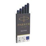 Kitabevimden Parker Dolma Kalem Kartuşu Quink 5 Li Mavi 1950384 - yok