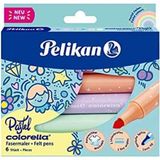 Kitabevimden Pelikan Keçeli Kalem Colorella Pastel Jumbo 6 Lı 411 - 0 - tek