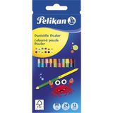Kitabevimden Pelikan Kuru Boya Çift Uçlu 12 Li 700146 - Çok Renkli - tek