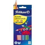 Kitabevimden Pelikan Kuru Boya Kalemi 12 Li 724005 - Çok Renkli - tek