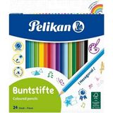 Kitabevimden Pelikan Kuru Boya Kalemi 24 Lü 724013 - Çok Renkli - tek