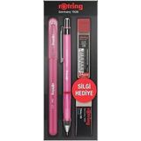 Kitabevimden Rotring Visuclick+Jel Okul Seti-0.5 mm Pembe - Çok Renkli - tek