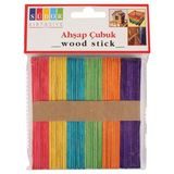 Kitabevimden Südor Dil Çubuğu Küçük Renkli BS69-10-LI-PKT - Çok Renkli - tek