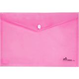 Kitabevimden Umix Çıtçıtlı Şeffaf Zarf Dosya Pembe Eco (12 Li) - 0 - tek