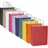 Kitabevimden Umur Karton Çanta 10X32X40 A. Mor 90 gr Kraft - Çok Renkli - tek