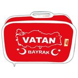 Kitabevimden Vatan Türk Bayrağı Polyester 30X45 VT102 - Çok Renkli - tek