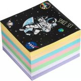 Kitabevimden Vuki Küp Bloknot Simli Sulu 6,3x6,3 cm Astrono VK-0111-5 - Çok Renkli - tek