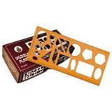 Kitabevimden Yıldızlar Geometrik Şablon Cetvelli Atatürklü 25 Cm(24 Lü) 40 - Çok Renkli - tek