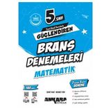 kitabın başkenti ankara yayıncılık 2025-2026 Müfredat Ankara Yayıncılık 5.Sınıf Güçlendiren Matematik Branş Denemeleri (Çok Renkli)