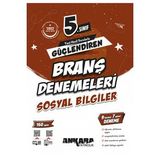kitabın başkenti ankara yayıncılık 2025-2026 Müfredat Ankara Yayıncılık 5.Sınıf Güçlendiren Sosyal Bilgiler Branş Denemeleri (Çok Renkli)