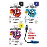 kitabın başkenti ankara yayıncılık 6 Sınıf Türkçe-Matematik-Fen Güçlendiren 32 Haftalık Denemeler Set + Kitap Okuma Işığı Hediye (Çok Renkli)