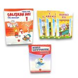 Kitabinial.com 1.Sinif Yariyil Tatil Kitabi Seti (4 Kitap Bir Arada)