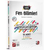 Kitap 3D Yayınları 8. Sınıf LGS Fen Bilimleri Simülasyon 15 Deneme