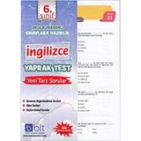 Kitap 6.Sınıf İngilizce Yaprak Test Yeni-Bulut Eğitim ve Kültür Yayınları