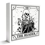 Kitap Aşık Dekor Ahşap Kutu Tabelası, Okuyucu Kitap Kurdu Kitap Kurdu Tarot Masa Dekorasyonu Ev Yatak Odası Ofis Kitaplık Dekoru, Kitap Aşığı Nerd Kütüphaneci Gençler Kadınlar Erkekler için Hediyeler