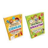 Kitap Çizgiler Çiziyorum+Dikkatimi Geliştiriyorum