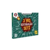 Kitap Çocuk Akademi Bilişsel İşlevleri Destekleyen 3 Yaş Etkinlik Seti
