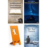 Kitap Dünyası Anlayarak Hızlı Okuma Teknikleri - Kerem Ellek + Kuzey Işıklarının Şarkısı + Telefon Tutucu + Bir Kar Tanesi