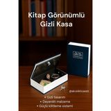 Kitap Görünümlü Gizli Kasa – Şifreli, Hırsızlara Karşı Güvenli Depolama