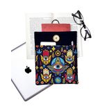 Kitap Kılıfı/Tablet Kılıfı/Ebook Kılıfı/Çok Amaçlı Kılıf/Book Sleeve/Tablet Sleeve (Hamsa, Nazar Boncukları, Gözler)