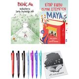 Kitap Kurdu Olmak İstemeyen Maya ve Bülbüllerin Şarkı Söylediği Yer 2'li Set - Kalem