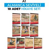 Kitap Merkezi Almanca Hikaye A1 Seviyesi 10'lu Set KAPADOKYA YAYINLARI Normal Boy Ciltli 400 Sayfa