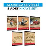 Kitap Merkezi Almanca Hikaye A1 Seviyesi 5 Li Set KAPADOKYA YAYINLARI Ciltli Normal Boyut Eğlenceli Okuma