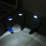 Kitap Okuma Işığı LED Booklight Kıskaçlı Pilli Model LED Işık - 1 - 0 - Siyah