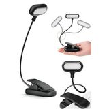 Kitap Okuma Işığı Ledli Klipsli Mini Kitap Okuma Lambası Mandallı Pille Çalışan Işık Masa Lambası Kitap Okuma Işığı