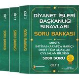 Kitap Takipçileri 2026 Diyanet Sınavları Soru Bankası Sabri Benli Mbsts Ihtisas Gys Dhbt Lisans ve Tüm Adaylar 5.200 Soru 1.345 Sayfa 3 Kitap