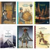 Kitap Vadisi Dünya Klasikleri Seti 6 Kitap (Robinson Crusoe + Küçük Kadınlar + Beyaz Diş + Polyanna + Seksen Günde Devri Alem + Çocuk Kalbi) - standart