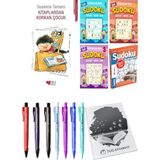 Kitaplardan Korkan Çocuk ve Sudoku 4'lü Paket Kolay Orta Zor