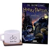 Kitaplı Hediye Harry Potter Felsefe Taşı Kitap - Kahve Fincanı Hediye Seti / Kitapsevere Hediye