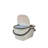 KıtayGroup Beyaz Rattan Piknik Sepeti 30 Lt