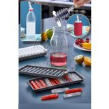 Kitchen Beauty 11 Bölmeli Kapaklı Çubuk Şekilli Buz Kalıbı Şekilli Buz Kalıbı Kahve Kokteyl Içecek Sunum Buz Kalıbı