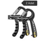 Kitchen Beauty 2 Adet Sayaçlı El Yayı 5-60 Kg Ayarlanabilir Bilek Kas Güçlendirme Aleti Kaydırmaz Damar Çıkartıcı