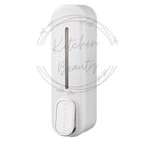 Kitchen Beauty 300ml Sıvı Sabunluk Duvara Monte Manuel Sabunluk Banyo Şampuan Duş Dispenseri Beyaz