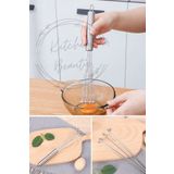 Kitchen Beauty Ayarlanabilir Paslanmaz Çelik Metal Boncuk Top Uçlu Çırpıcı Sos Karıştırıcı Top Uçlu Yumurta Çırpıcı