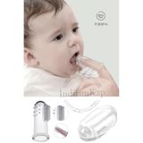 Kitchen Beauty Bebek Parmak Şekilli Diş Fırçası Silikon Hijyenik Kutulu Yumuşak Diş Fırçası Bebek Diş Fırçası