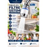Kitchen Beauty Filtreli Musluk Başlığı | Kireç Önleyici | Su Arıtıcı | 360 Derece Döner Filtreli Ve SuTasarufflu