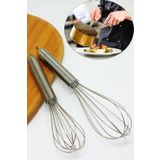 Kitchen Beauty Paslanmaz 2li *21+25 Cm Çırpıcı Yumurta Yoğurt Çırpıcı