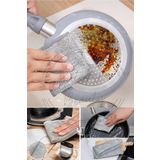 Kitchen Beauty Pratik Çok Amaçlı Paslanmaz Telli Bulaşık Bezi Kir Pas Sökücü Sihirli Temizlik Bezi Çift Kat 1 ADET
