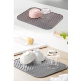 Kitchen Beauty Pratik Silikon Bulaşık Kurutma Matı | Bulaşıklık | Bulaşık Altlığı | Bulaşık Kurutmalığı