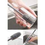 Kitchen Beauty Silikon Bardak Tabak Cam Şişe Fincan Yıkama Fırçası Çok Fonksiyonlu Bulaşık Temizleme Fırçası