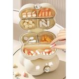 Kitchen Beauty Taşınabilir İlaç Kutusu Bölmeli İlaç Kutusu 7 gün Hap Saklama Kutusu İskandinav Tarz İlaç Kutu