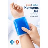 Kitchen Beauty Termojel Sıcak Soğuk Kompres Jel Buz Paketi,Soğutucu Jel Isıtıcı Jel Kompres 13x13cm
